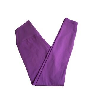 Zyia Active Purple High Waisted Compression Leggings Womens Size 4 Yoga Pants